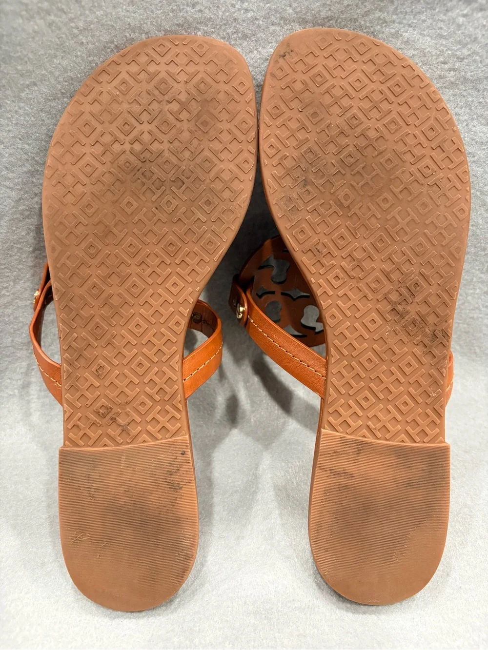 Tory Burch Miller Sandal in Medium / Light Brown Leather Sz 7 - Picture 8 of 8